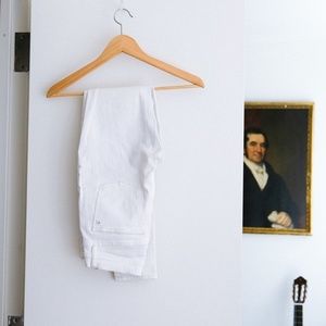 Madewell 9" High Rise Skinny Jeans in White